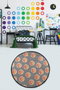 Mijölnir Tranche Circle Djt 120 Alfombrilla de Baño Multicolor